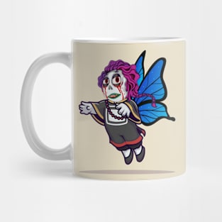 cute zombies butterfly Mug